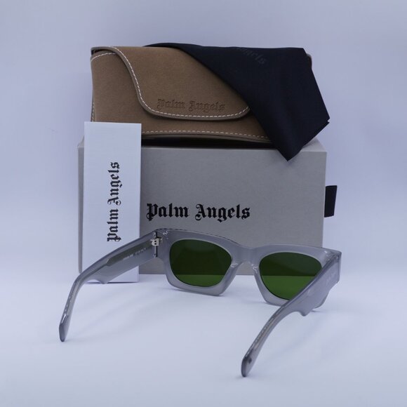 Palm Angels PERI089 BODIE 0955 Square Sunglasses - Grey/Green - Picture 9 of 9